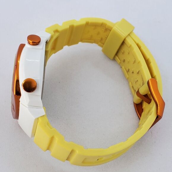 Adidas Originals 44MM Men Digital Watch Multicolor Case Yellow Bands New Battery - Picture 13 of 16